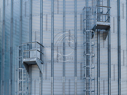 Ladder System & Rest Platforms of grain silo