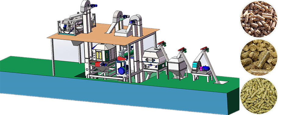 sheep feed mill production line for sale