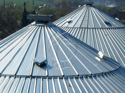 silo roof of grain silos