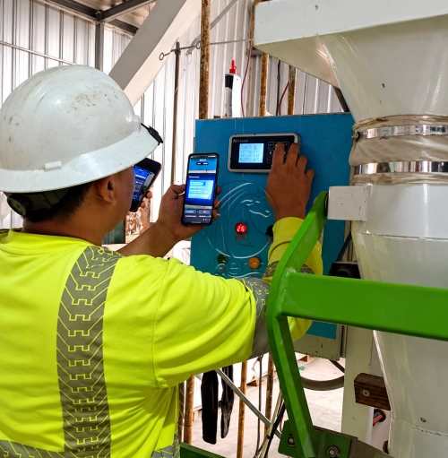3–5 T/H pig feed production line in Ecuador
